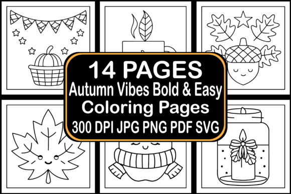 A Brand Designer's Review of Autumn Vibes Graphics & Coloring Pages