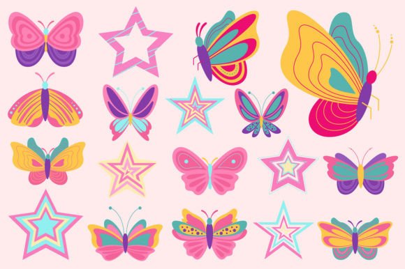A Creative Review of the Y2K Star & Butterfly Graphics