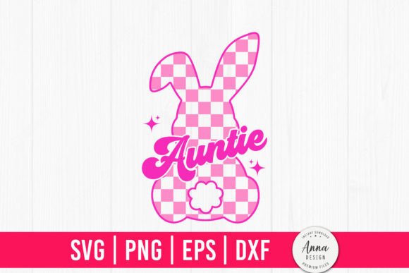 Auntie Easter Bunny: A Vintage Graphic for Modern Projects