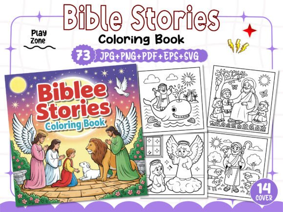 Bible Stories Coloring Pages: A Publisher's Graphic Review