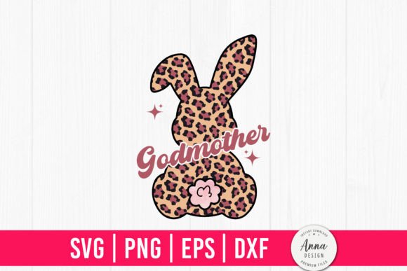 Godmother Easter Leopard Bunny: A Graphic Asset for Editorial Polish