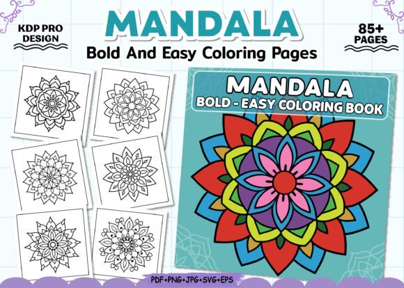 Mandala Bold and Easy Coloring Pages: A Graphic Designer's Review