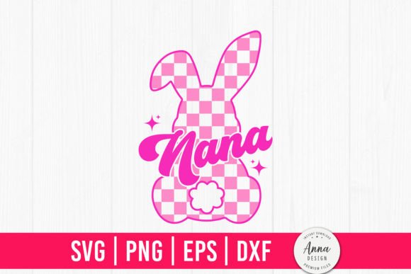 Nana Easter Retro Bunny: A Graphic Designer's Print Template Review