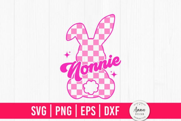 Nonnie Easter Retro Pink Checkered Bunny: A Designer's Review