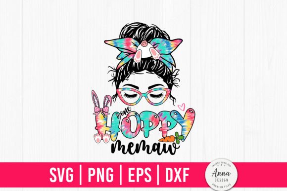 One Hoppy Memaw: A Playful Graphic for Grandma-Focused Products