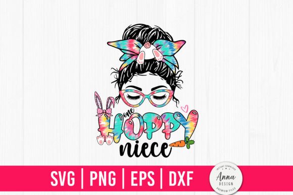 One Hoppy Niece Sublimation: A Graphics Asset for Print Templates
