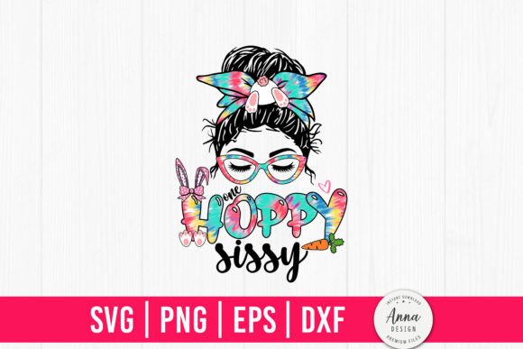 One Hoppy Sissy Sublimation: A Graphic Design Asset for Print Templates