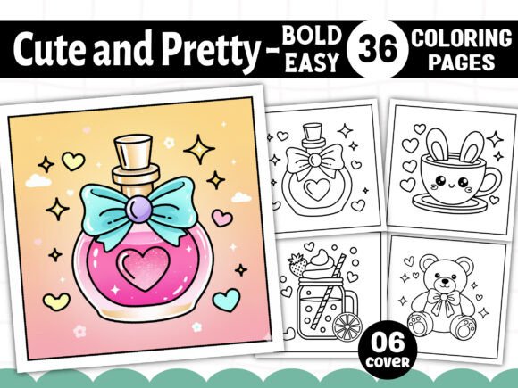 Real Crafting Review: Bold & Easy Coloring Pages Graphics