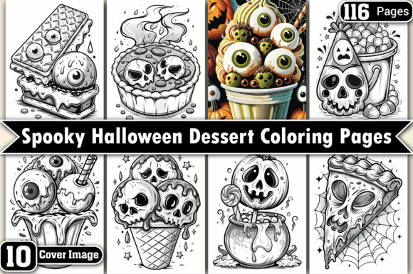 Spooky Halloween Dessert Graphics: A Blog Designer's Review